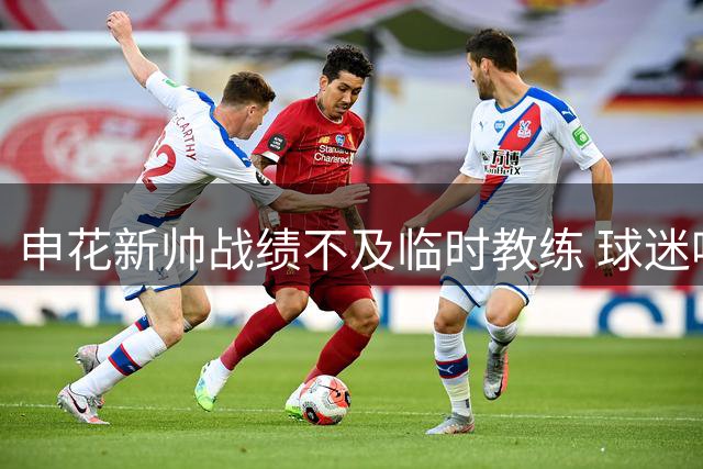 申花新帅战绩不及临时教练 球迷呼吁给予更多时间